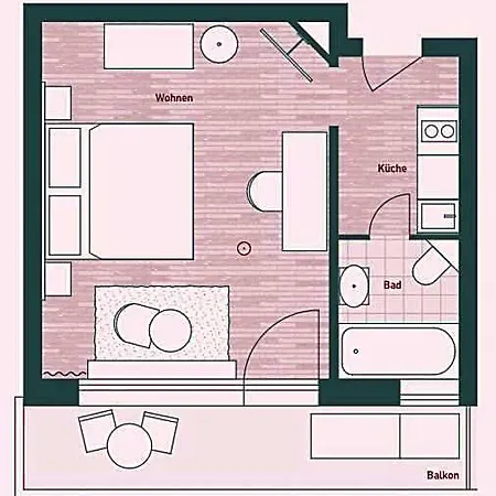 Livingroom Mathildenhoehe 4* 다름슈타트