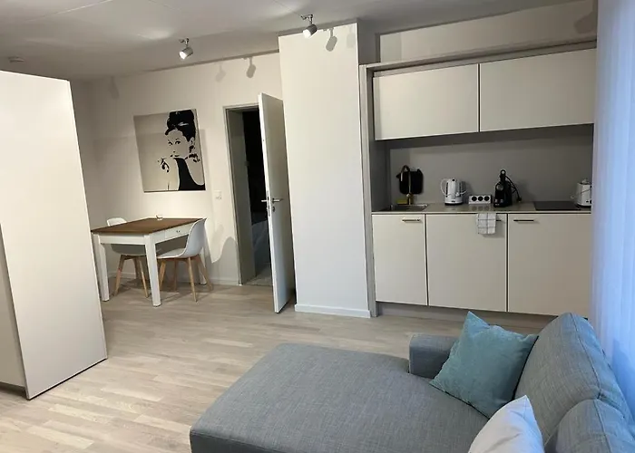 アパートホテル Livingroom Mathildenhoehe 4*