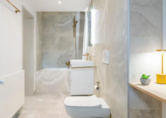 アパートホテル Livingroom Mathildenhoehe