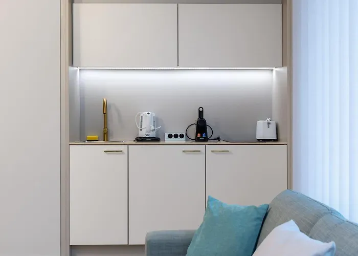 アパートホテル Livingroom Mathildenhoehe