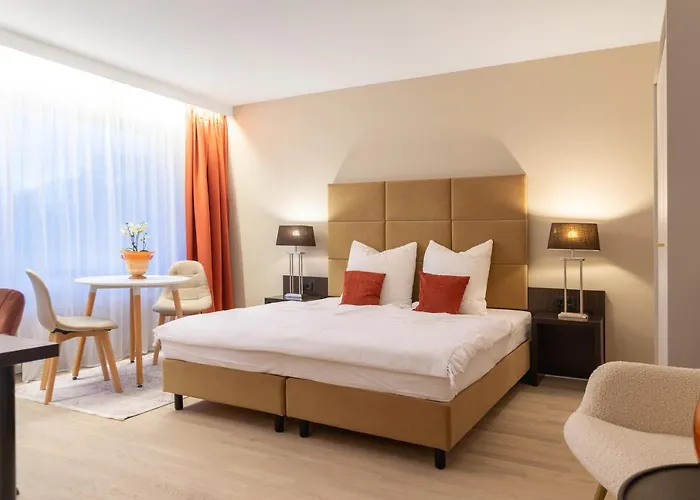 Livingroom Mathildenhoehe Apartahotel Darmstadt