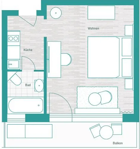 Livingroom Mathildenhoehe 4*