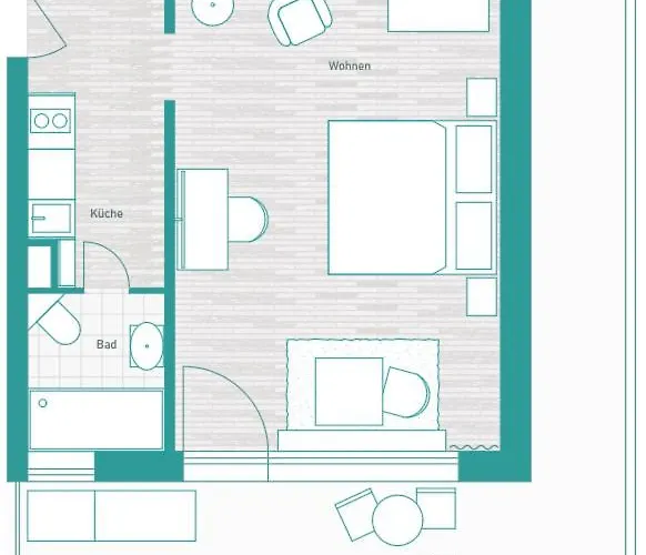 Livingroom Mathildenhoehe 4*