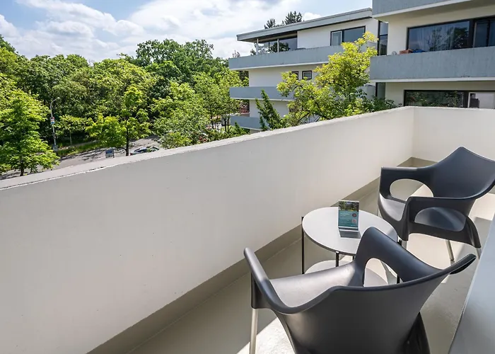 アパートホテル Livingroom Mathildenhoehe 4*